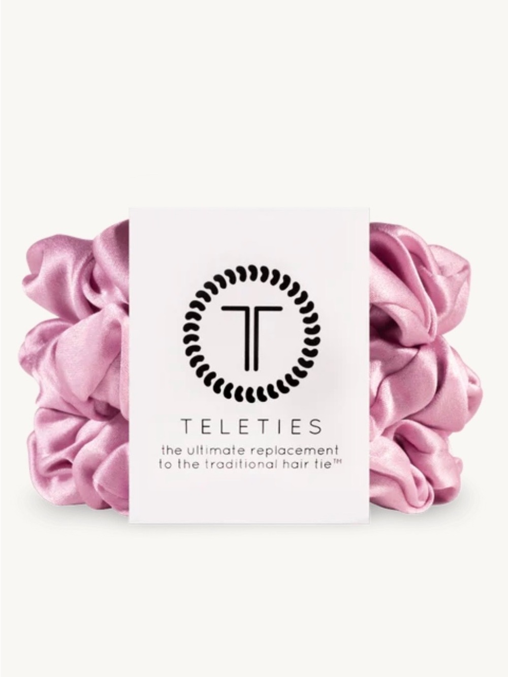 Teleties - Small Scrunchie - I Pink I Love You NWT